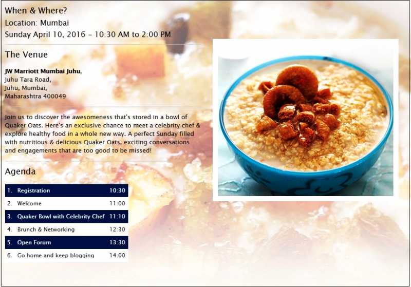 Nutrition & Fun With Vikas Khanna At #QuakerBowl Indimeet!