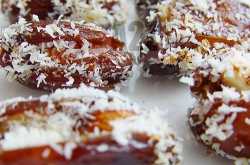 nuts stuffed dates - guilt free snack