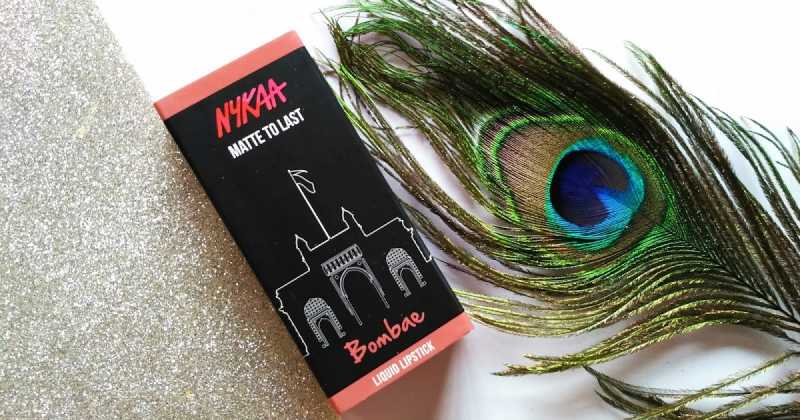 Nykaa Matte To Last Liquid Lipstick In The Shade "01 BOMBAE" Review And Swatches 