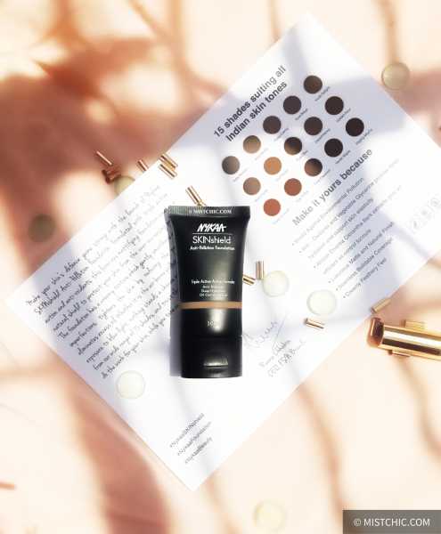 Nykaa SkinShield Anti-Pollution Matte Foundation - Review » MISTCHIC