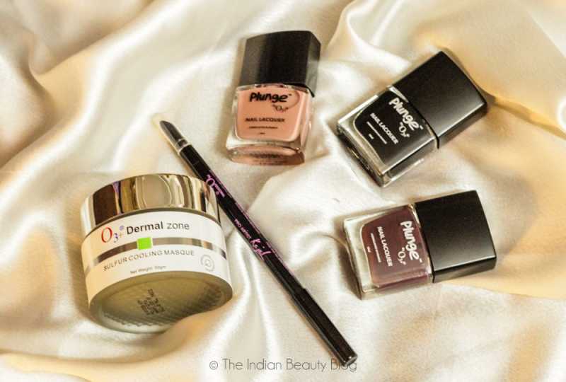 O3+ Plunge Nail Lacquer, Sulfur Cooling Masque, Kajal- Indian Beauty Blog