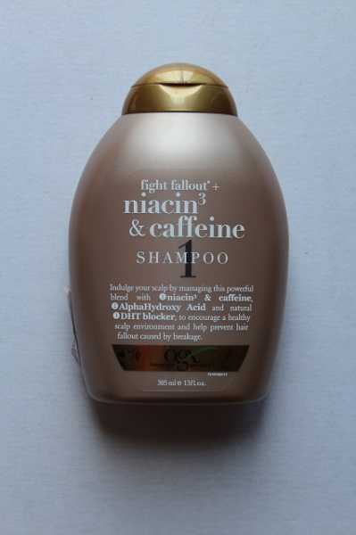 OGX Fight Fallout Niacin & Caffeine Shampoo Review