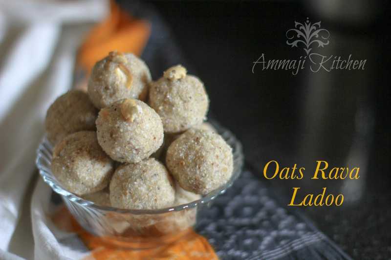 Oats Rava Ladoo Recipe | How To Make Oats Rava Ladoo