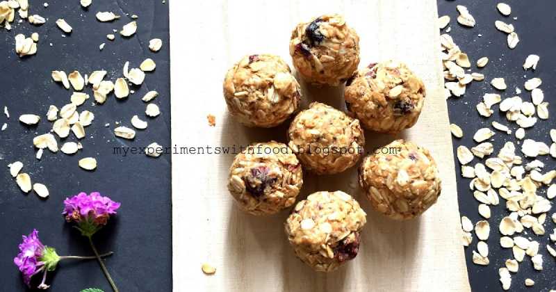 Oats And Peanut Butter Energy Bites