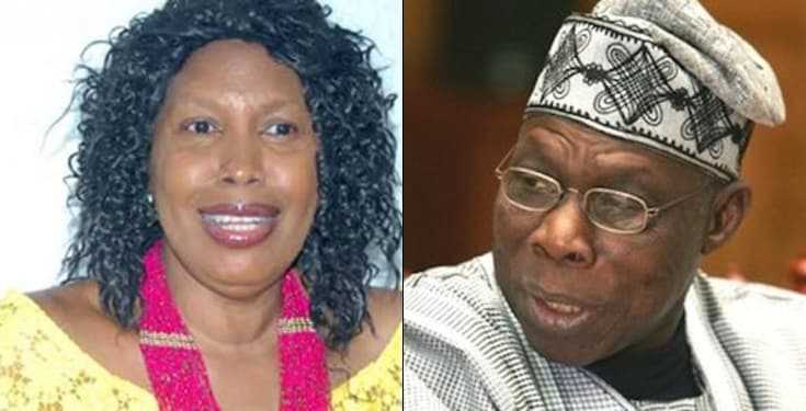 Obasanjo  Hired Assasins To Kill Me And My Son For Supporting  Buhari- Mrs Taiwo Obasanjo Alleges