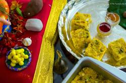 Of nostalgia & adventure - A memorable Ganesh Chaturthi with \"Mango Kalakand/ Aam Kalakand\"