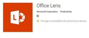 Office Lens From Microsoft