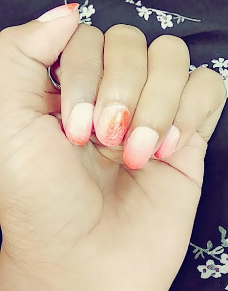 Ombre/Gradient Nail Art Step By Step -