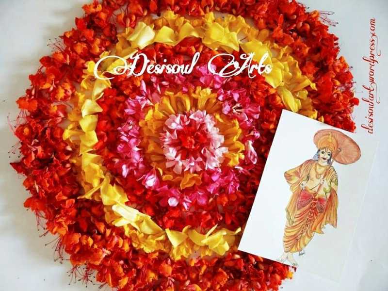 Onam Illustrations: Watercolour Experiments