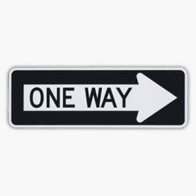 One Way Traffic.