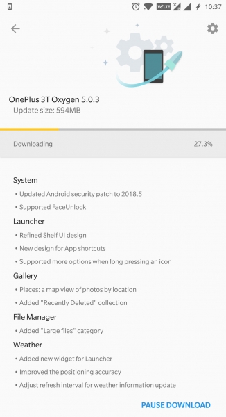 OnePlus 3/3T Update