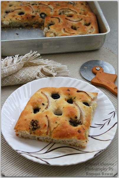 Onion Focaccia Bread.
