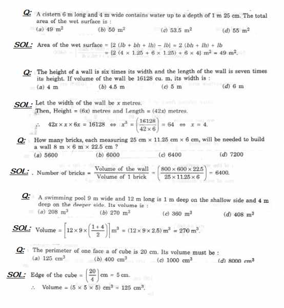 Online Solution, Maths Short Tricks, Educational, Mobile Features, Toll Free, Customer Care Number: Volume Important Questions With Solution For All Exam