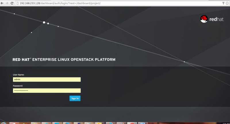 Openstack Or Open Stack Installation And Configuration + Red Hat Linux 
