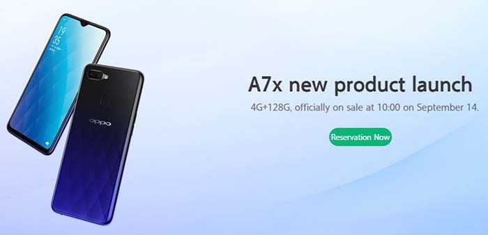 Oppo A7X Specifications And Price; Launched In China