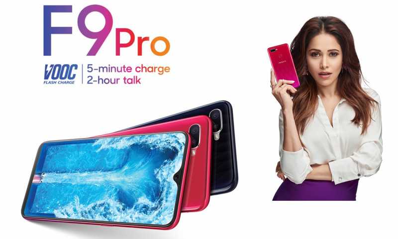 Oppo F9 Pro Launch In India | 5 Minutes Charging 2 Hours Talktime