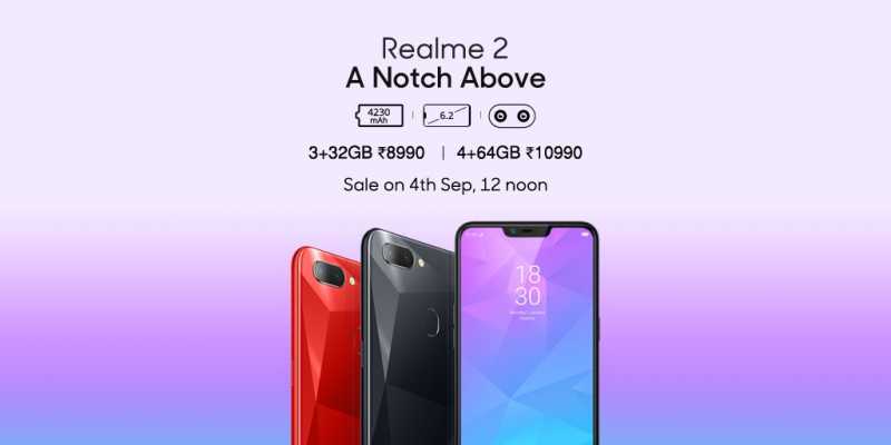 Oppo RealMe 2 With 6.2" Display, Snapdragon 450 SoC Launched In India At Rs.8990 - The | TechVerts