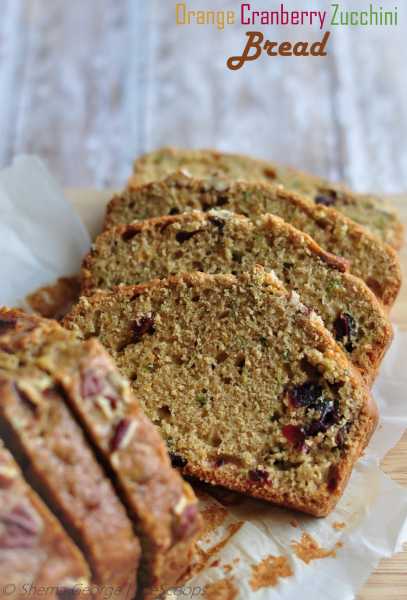 Orange Cranberry Zucchini Bread