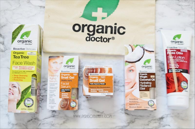 Organic Doctor Skincare Review #SnailGel #RoseOtto