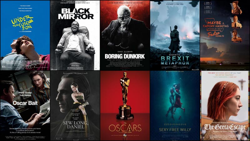 Oscars 2018 - My Predictions