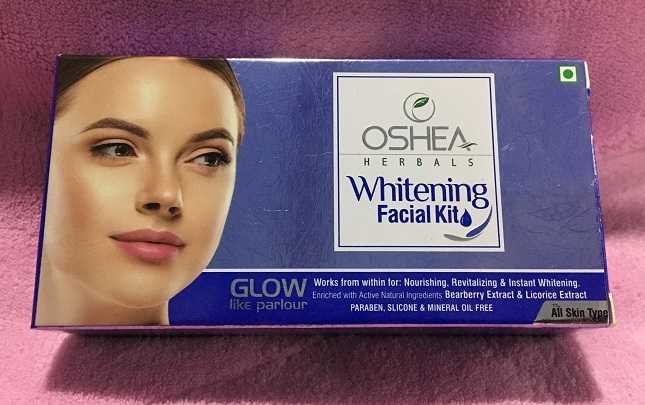 Oshea Herbals Whitening Facial Kit Review - Trends And Health