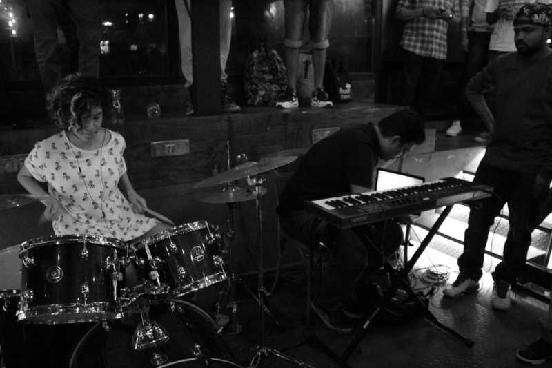 Our First Gig - Mauve Moustache