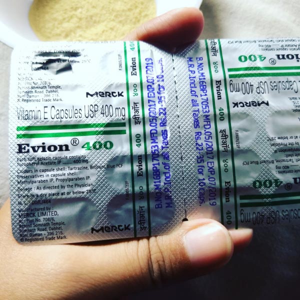 Our Family Trusts Evion For Vitamin E