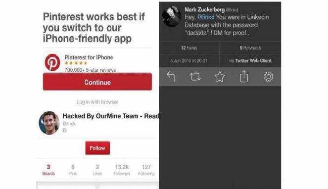 OurMine Retas Akun Mark Zuckerberg, Pendiri Facebook | Isi Saku