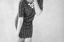 Outfit: Clashing Colors and Houndstooth Print