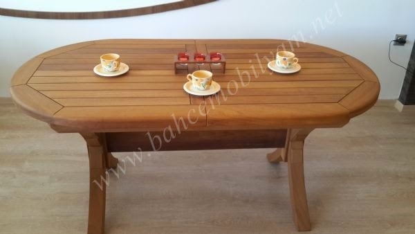 Oval Bahçe Masa (Garden Oval Table) TN119 | Bahçe Mobilyam