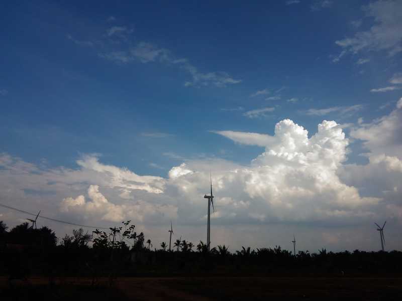 Overcast And Sunny Sky