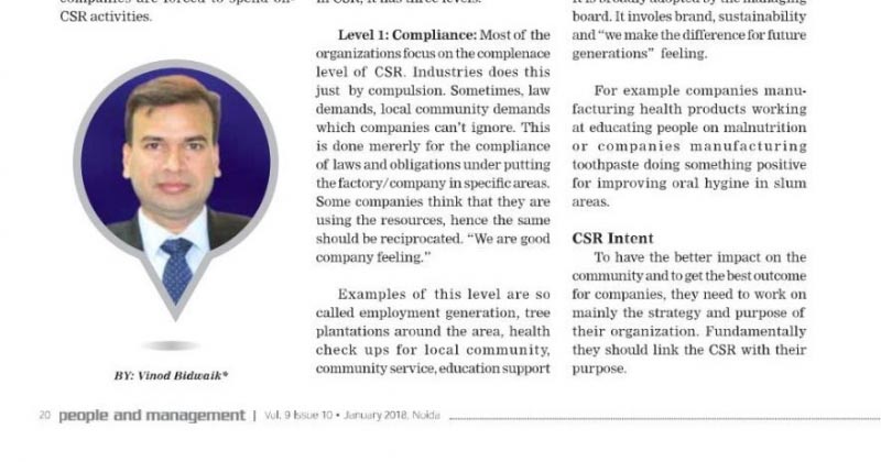 Profit To Purpose - The CSR Approcah 