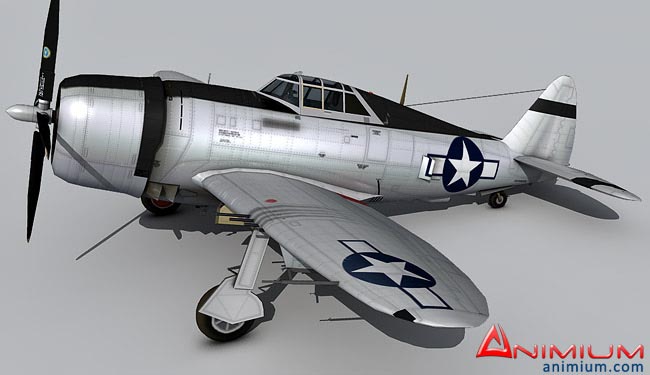 P-47D Thunderbolt 3d Model - Free 3d Models