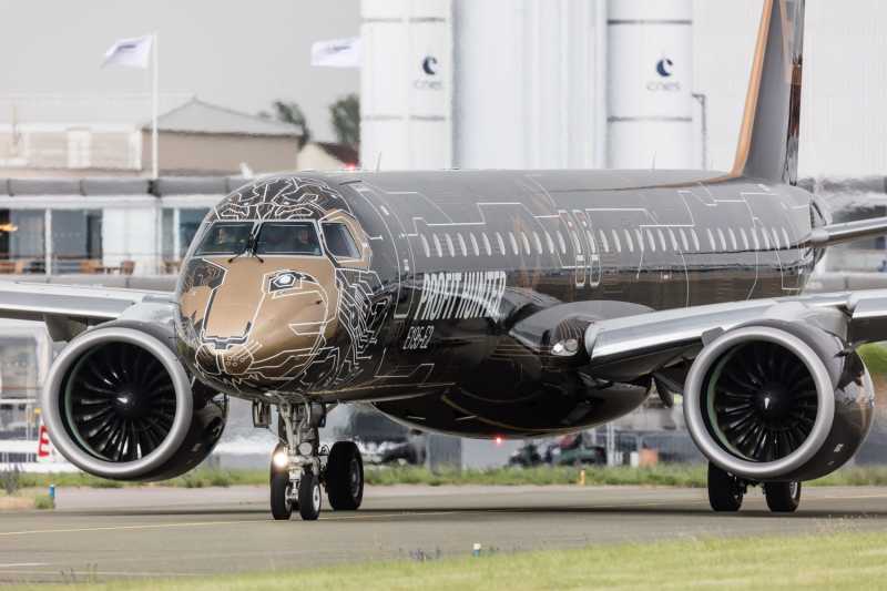 PARIS 2019: Embraer’s Stunning “Profit Hunter” E190-E2 Livery - Bangalore Aviation