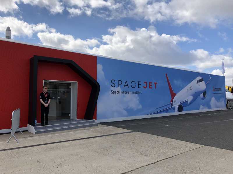 PARIS 2019: Mitsubishi M90 In New SpaceJet Livery - Bangalore Aviation