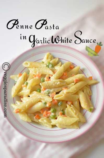 PASTA IN GARLIC WHITE SAUCE