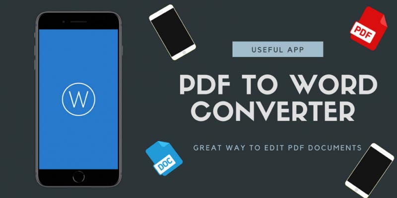 PDF To Word Converter App | Mobile PDF Converter
