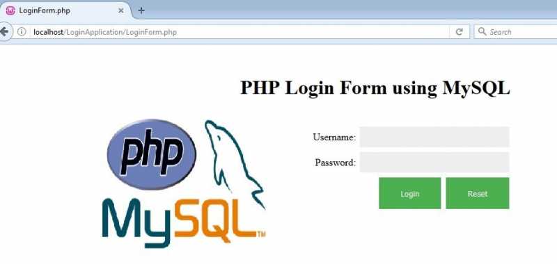 PHP Login Form Using MySQL Database- Krazytech