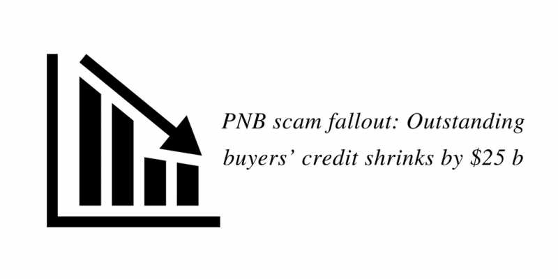 PNB Scam Fallout: Outstanding Buyers’ Credit Shrinks By $25 B