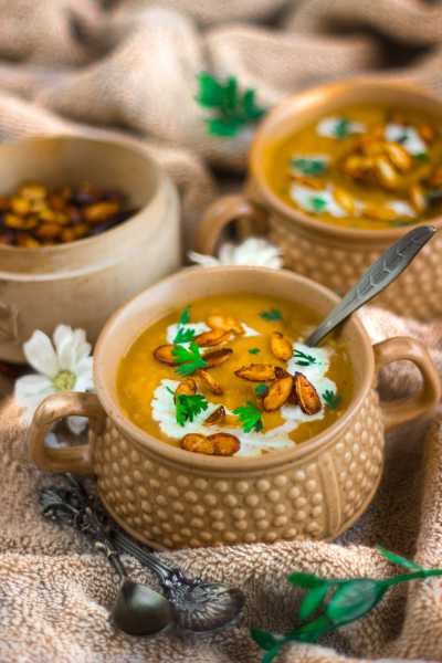PUMPKIN CHEDDAR SOUP