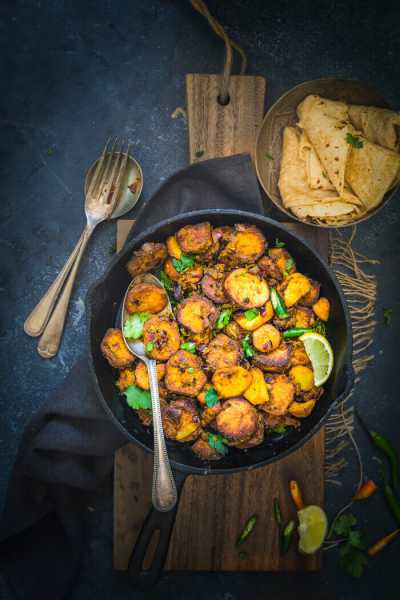 PUNJABI ARBI MASALA - TARO ROOT CURRY - Arbi Sukhi Sabzi