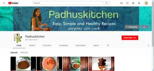 Padhuskitchen On Youtube 