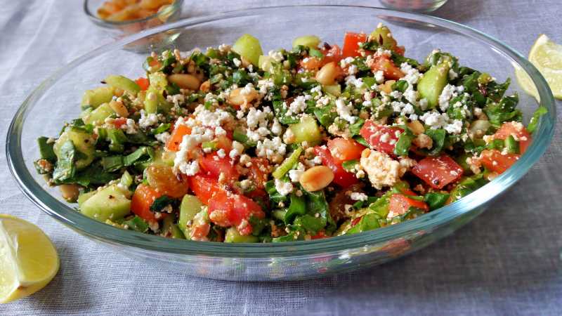 Palak Paneer Salad | Spinach Salad - Palate