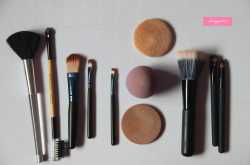 pampering the make-up brushes 
