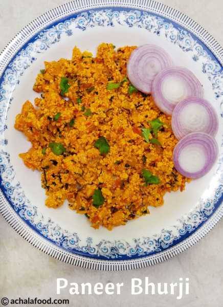 Paneer Bhurji Recipe