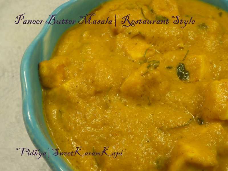 Paneer Butter Masala | Party Style