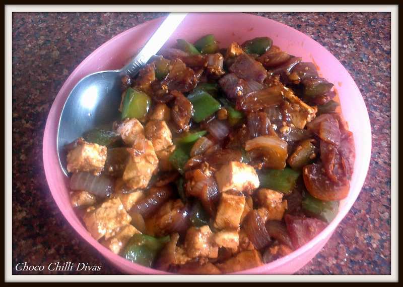 Paneer(Cottage Cheese) In Oyster Sauce
