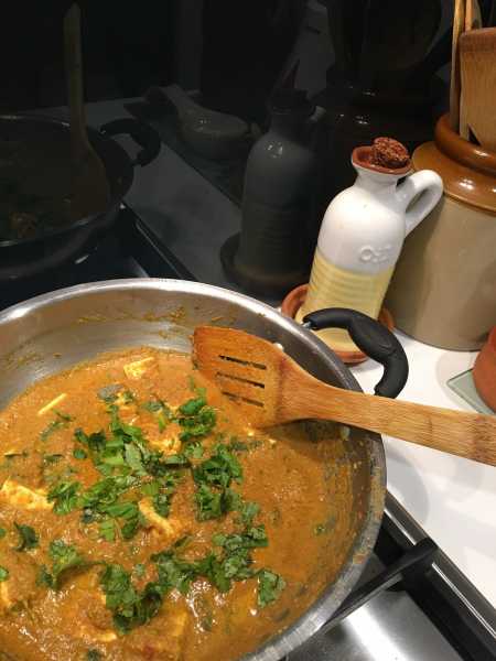 Paneer With Peanut Sauce 