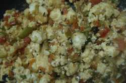 Panner bhurji/ cottage cheese scramble