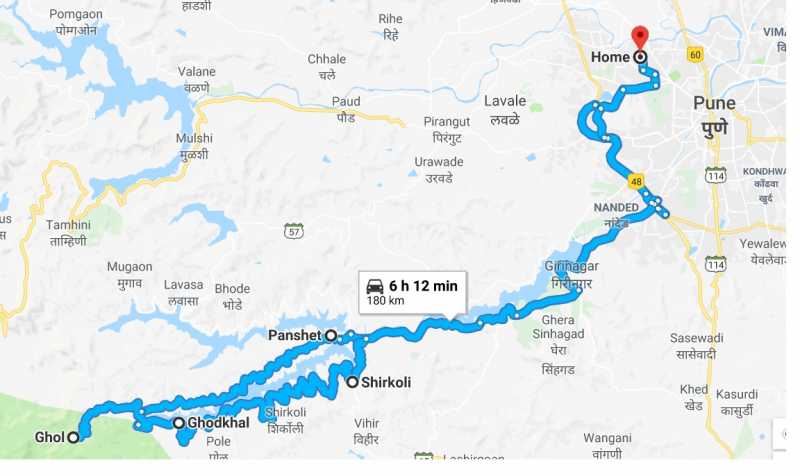 Panshet Ride - Dec 2, 2017